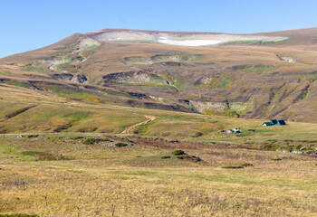 outdoor walks in a nature park with an overview of the area
