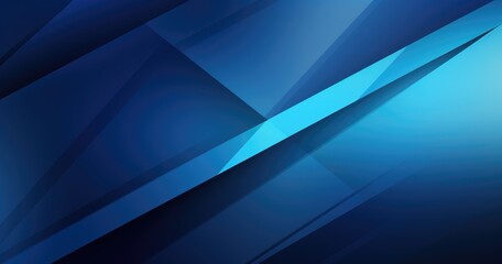 Obraz premium Abstract blue geometric background with sharp angles and gradients for design purposes.