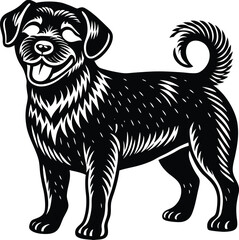 dog shullite vector
