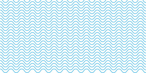 Curved wave lines pattern on white background. Wave striped lines pattern for backdrop and wallpaper template. Simple curved lines with repeat stripes texture. Striped background,eps10 vector