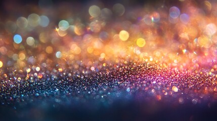 Obraz premium Shimmering Glitter: A Festive Abstract Background