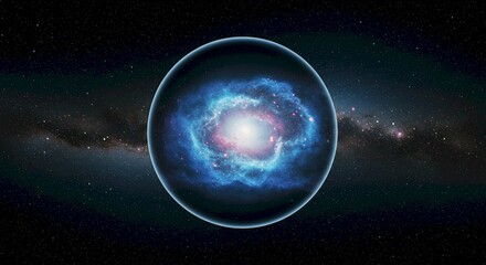 Fototapeta premium Cosmic Nebula within Celestial Sphere Space Exploration Galaxy Stars Universe