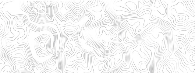 Seamless Grid Pattern Combining Topography, Technology Lines, and Discovery Areas Represented in Geometric Styles
