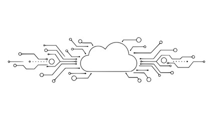 Cloud computer circuit board