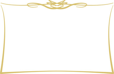 金色の装飾フレーム背景素材