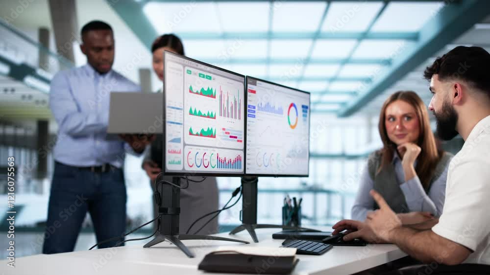 Poster KPI Business Analytics Data Dashboard