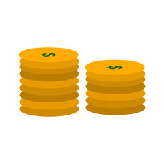 Stack of Coins Vector Icon