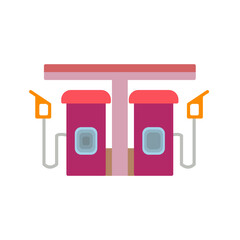 Petrol Station Vector Icon