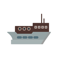 Delivery Ship Vector Icon