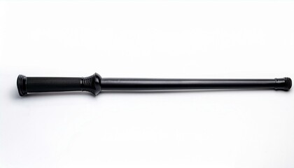 Black baton on white background.