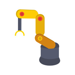 Industrial Robot Vector Icon