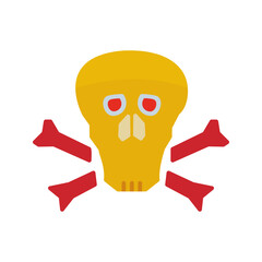 Pirate Skull Vector Icon