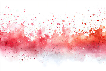 Fototapeta premium lipstick kiss border, isolated on white background