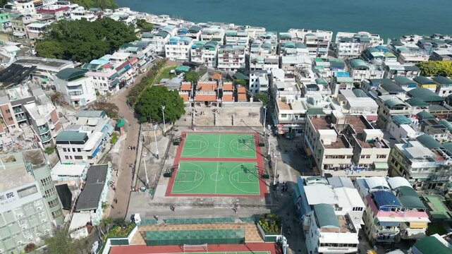 Pak Tai Temple Playground Tranquil Community Spot in Hong Kong, Dec 28 2024
