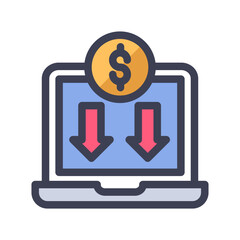 laptop economy down filled style