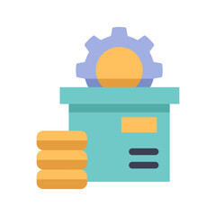 Fototapeta premium economy package flat style