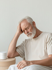 Old white males have headaches