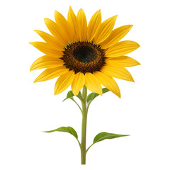 Obraz premium sunflower isolated on white