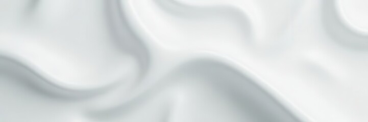 Fototapeta premium Smooth, tight white plastic film, subtle sheen, studio, wrap