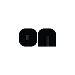 OA monogram logo design letter text name symbol monochrome logotype alphabet character simple logo