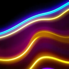 Obraz premium Smooth color transitions and flowing wave patterns wallpaper 