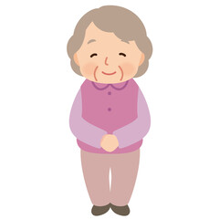 高齢女性　シニア　高齢者　後期高齢者