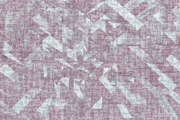 Geometric pattern with strong contrast, angular shapes, monochromatic palette, Futurism influence, ink on paper