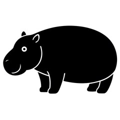 hippopotamus illustration