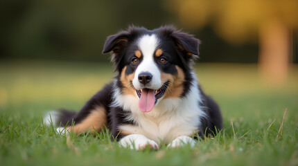 Fototapeta premium border collie dog