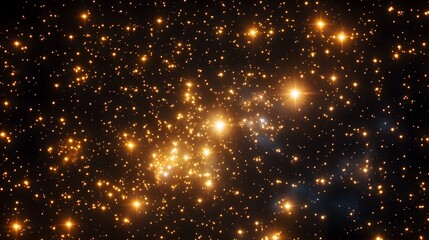 A network of stars in the night sky forming constellations, each star a link in the cosmic chain