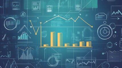 Creative fusion of finance and nature showcasing innovation and growth potential