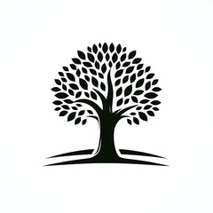 tree silhouette, black tree vector, nature tree design, forest tree silhouette, tree outline illustration, minimal tree artwork, tree silhouette drawing, isolated tree design, abstract tree silhouette
