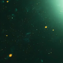 Emerald Abstract Background, Cosmic Dust