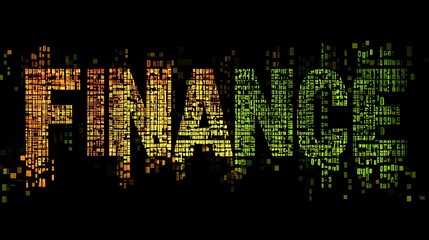 Exploring the digital landscape of modern finance with vibrant data visualization