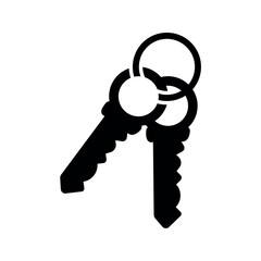 Key icon vector design. 