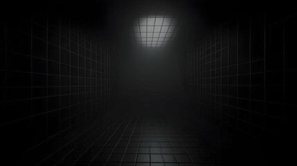 Dark Corridor 3D Background