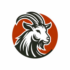 "Goat Logo Vector – Farm Animal Emblem, Mountain Goat Icon, Mascot Design, Wildlife Badge, Minimalist Animal Symbol, Rustic Agriculture Logo"