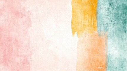Naklejka premium Colorful abstract wallpaper featuring a large vibrant paint stroke on textured background