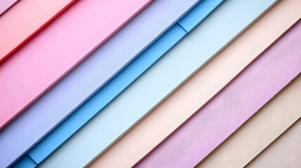 Fototapeta premium Pastel Diagonal Stripes Abstract Background Illustration