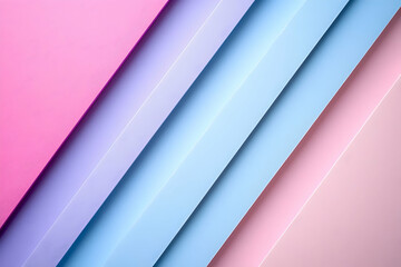 Obraz premium Pastel Diagonal Stripes Abstract Background Illustration