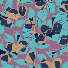seamless pattern with flowers