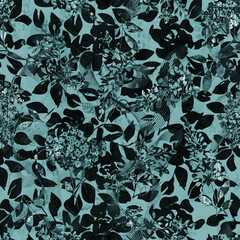 leaf seamless pattern