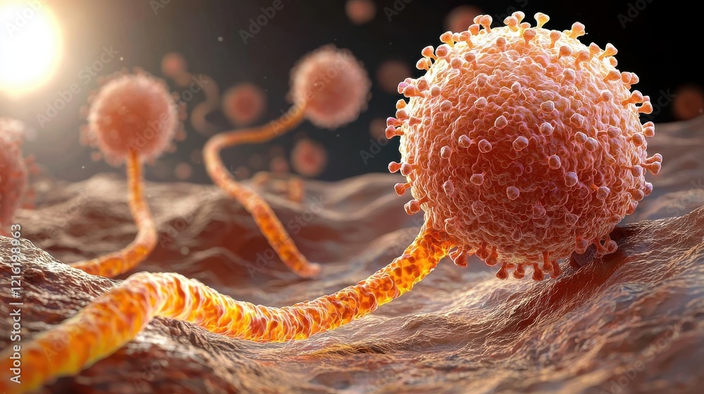 Poster hmpv virus transmission event airborne spread scientific visualization laboratory environment micros