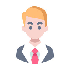 man married flat icon