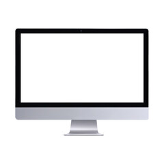 Imac monitor on a transparent background PNG Generative AI