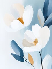 Elegant blossoms in soft hues bring serenity to any space with their delicate beauty