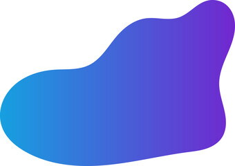 gradient blob decoration