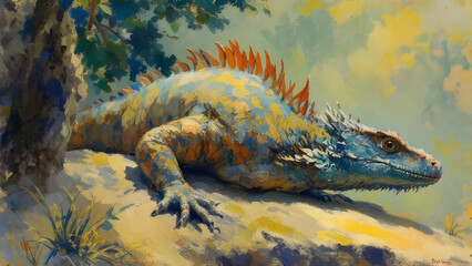 watercolor art animal