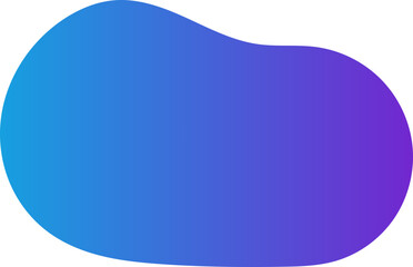 gradient blob decoration