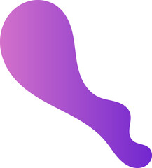 gradient blob decoration